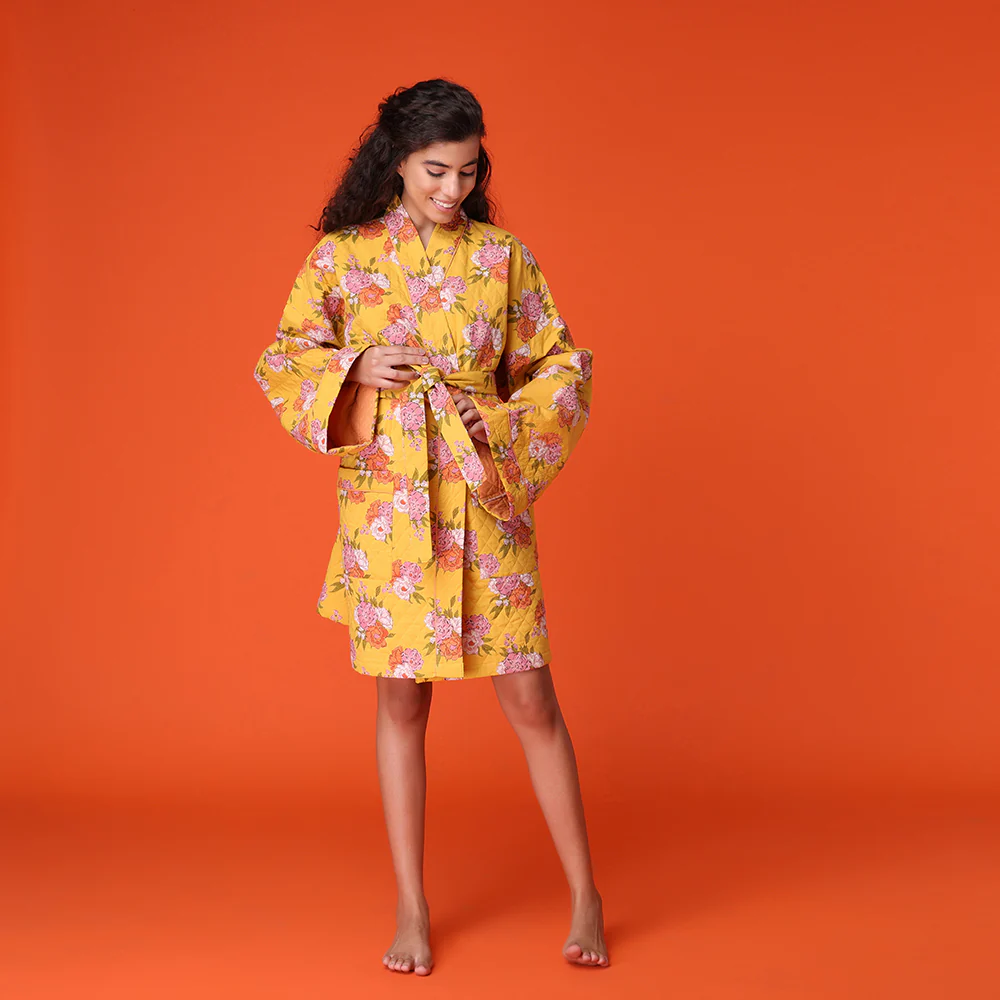 Angela Quilted Robe - Image 3