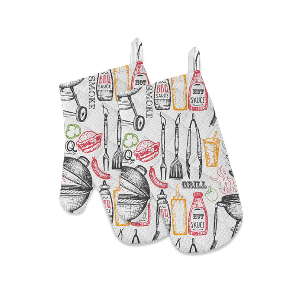 BBQ Mitt, Set of 2 - Image 3