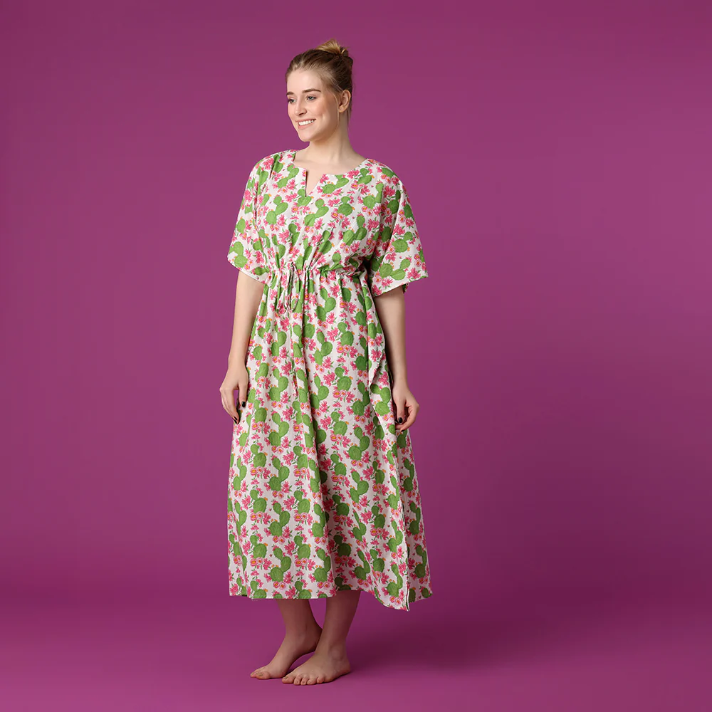 Cactus Flower Kaftan - Image 3
