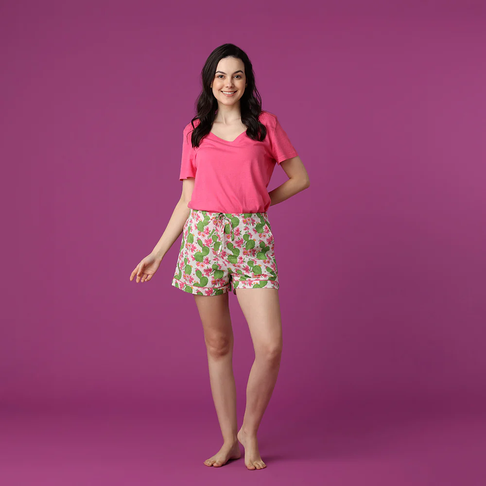 Cactus Flower Shorts - Image 3
