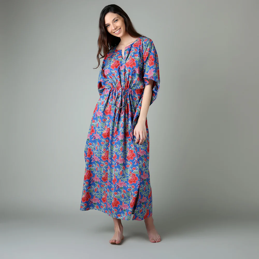 Clarence Indigo Kaftan - Image 3