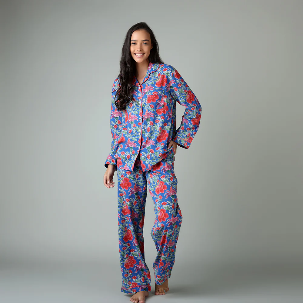 Clarence Indigo PJ Set - Image 3