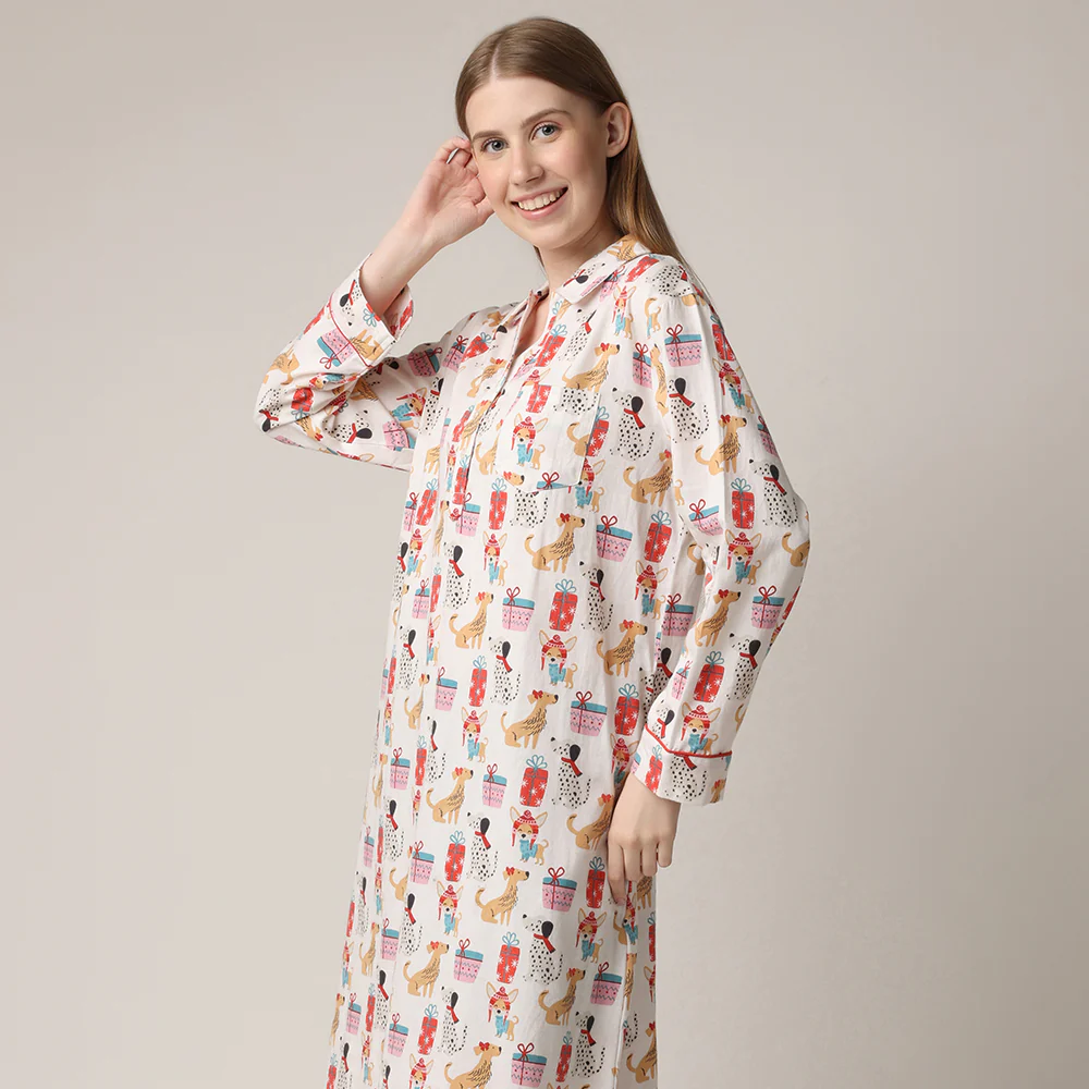 Doggie Presents Gown