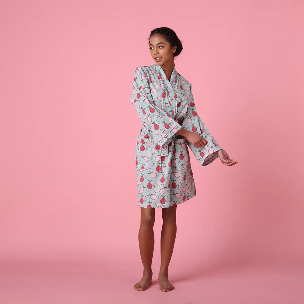 Dragonfruit Short Robe - Image 3