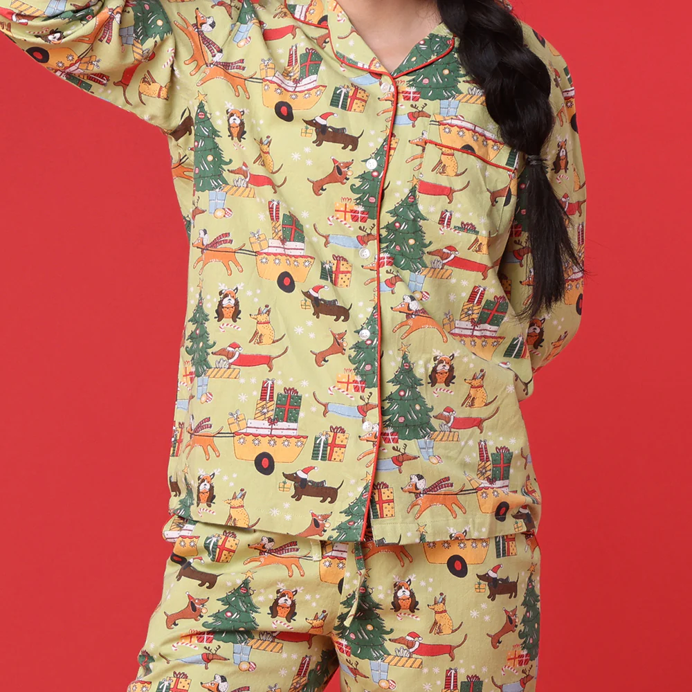 Holiday Dogs PJ Set - Image 2