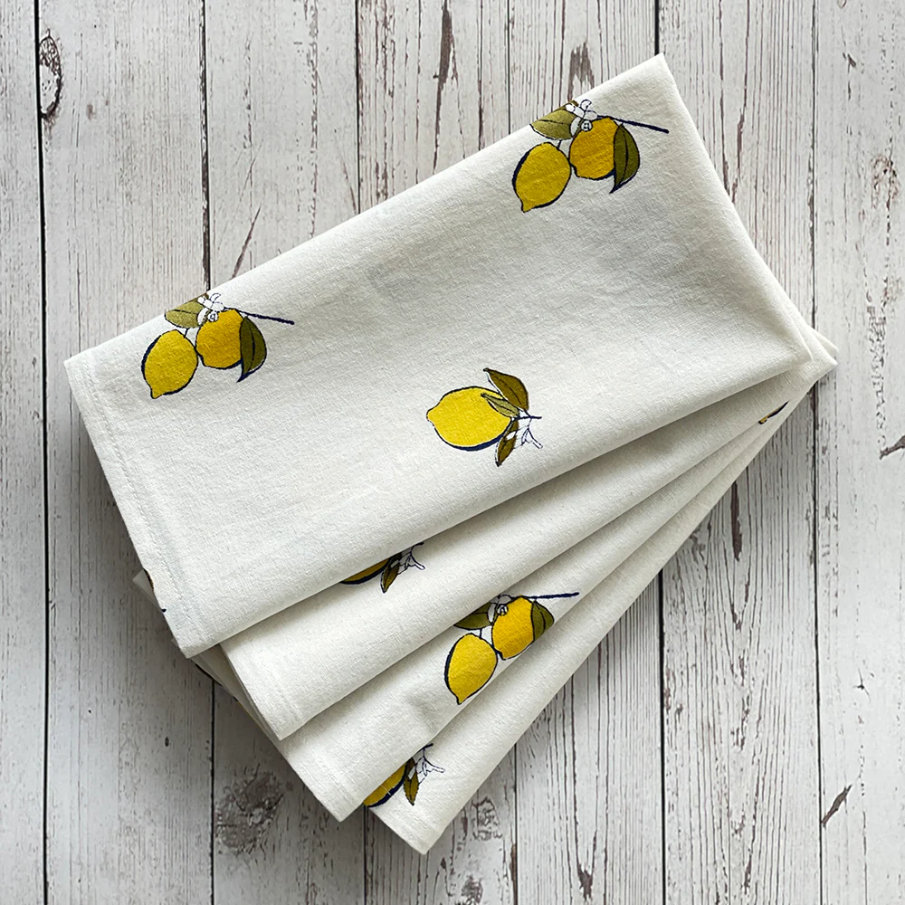 Lemons Motif, Napkin S/4