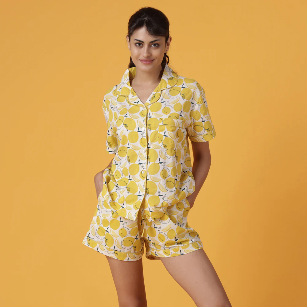 Limon Shorts PJ Set