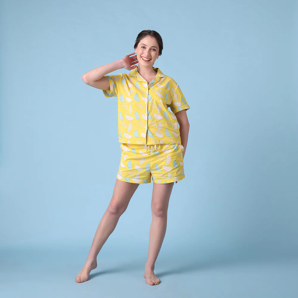 Melon Shorts PJ Set - Image 3