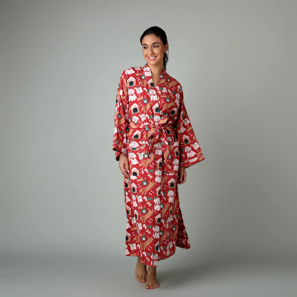 Merry Dogs Robe - Image 3
