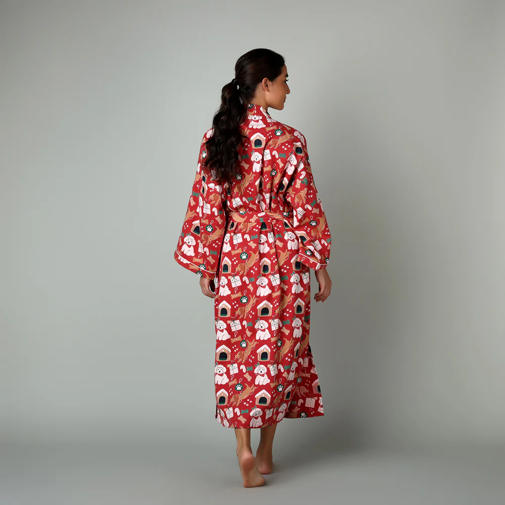 Merry Dogs Robe - Image 4