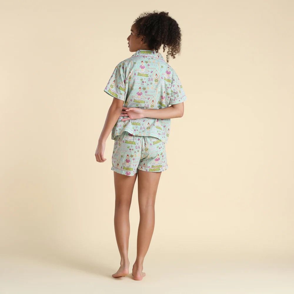 My Yoga Life Shorts PJ Set - Image 8