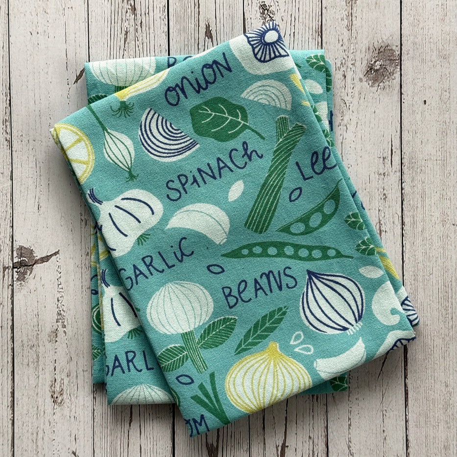 Onions Printed Kitchen Towel S/2 - Image 2