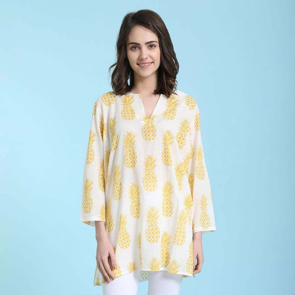 Pineapple Yellow, Kurta - Image 3