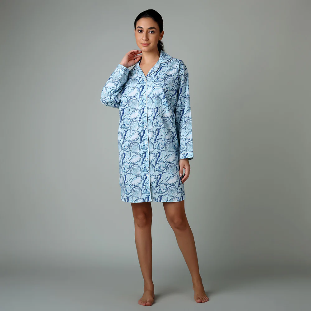 Shells on the Beach Nightshirt - Image 3