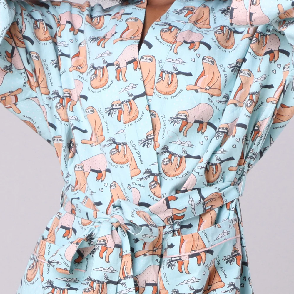 Sloth Life Robe - Image 4