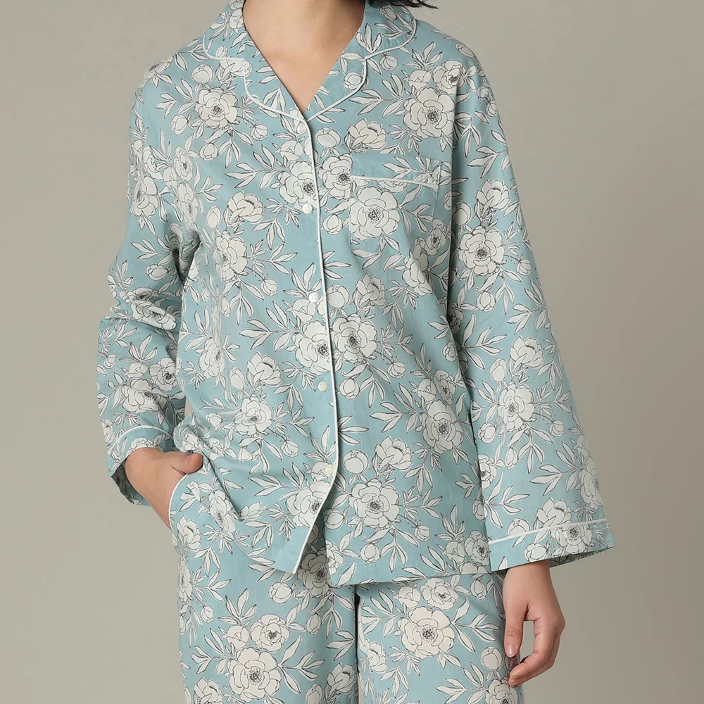 Soleil Blue PJ Set - Image 2