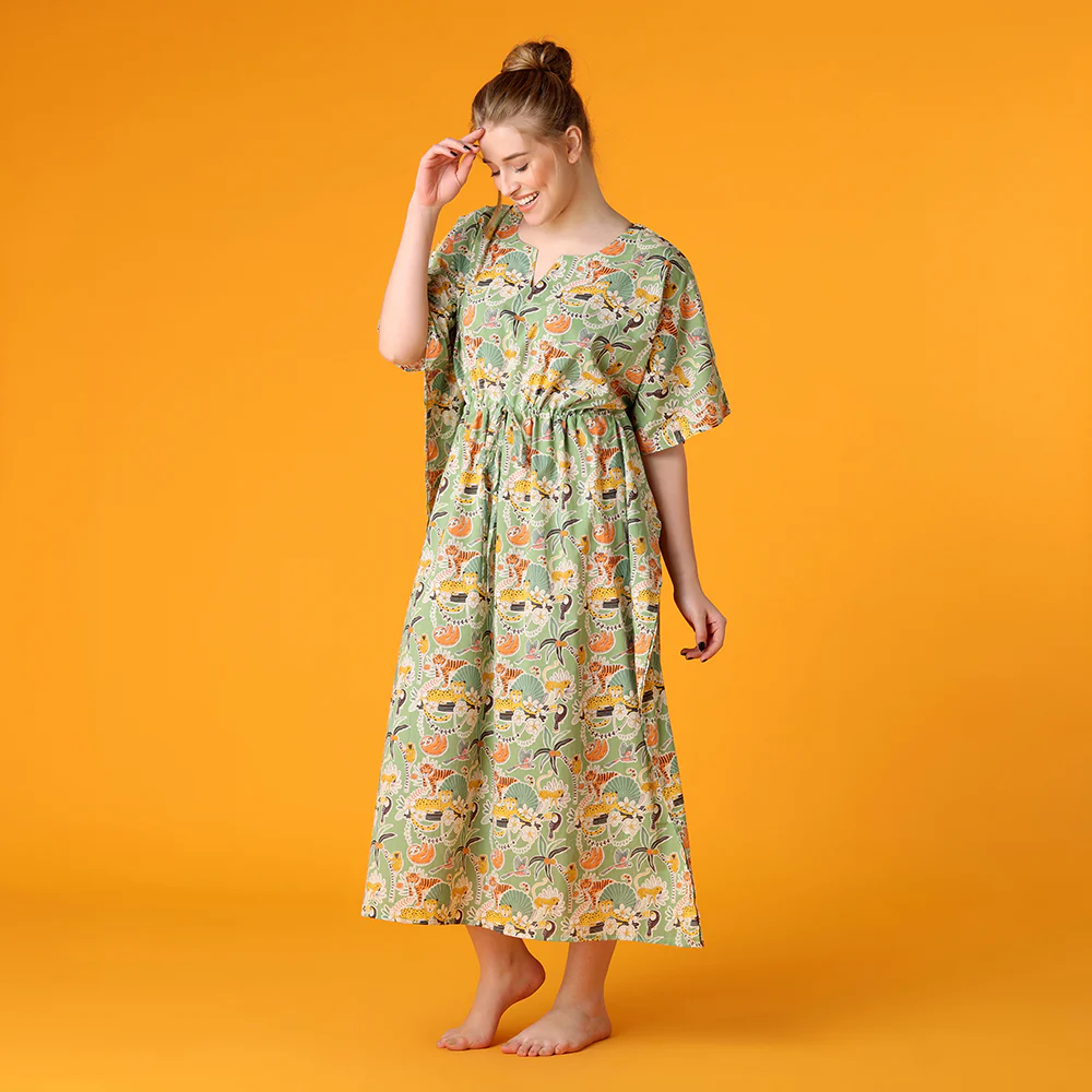 Tropical Jungle Kaftan - Image 3