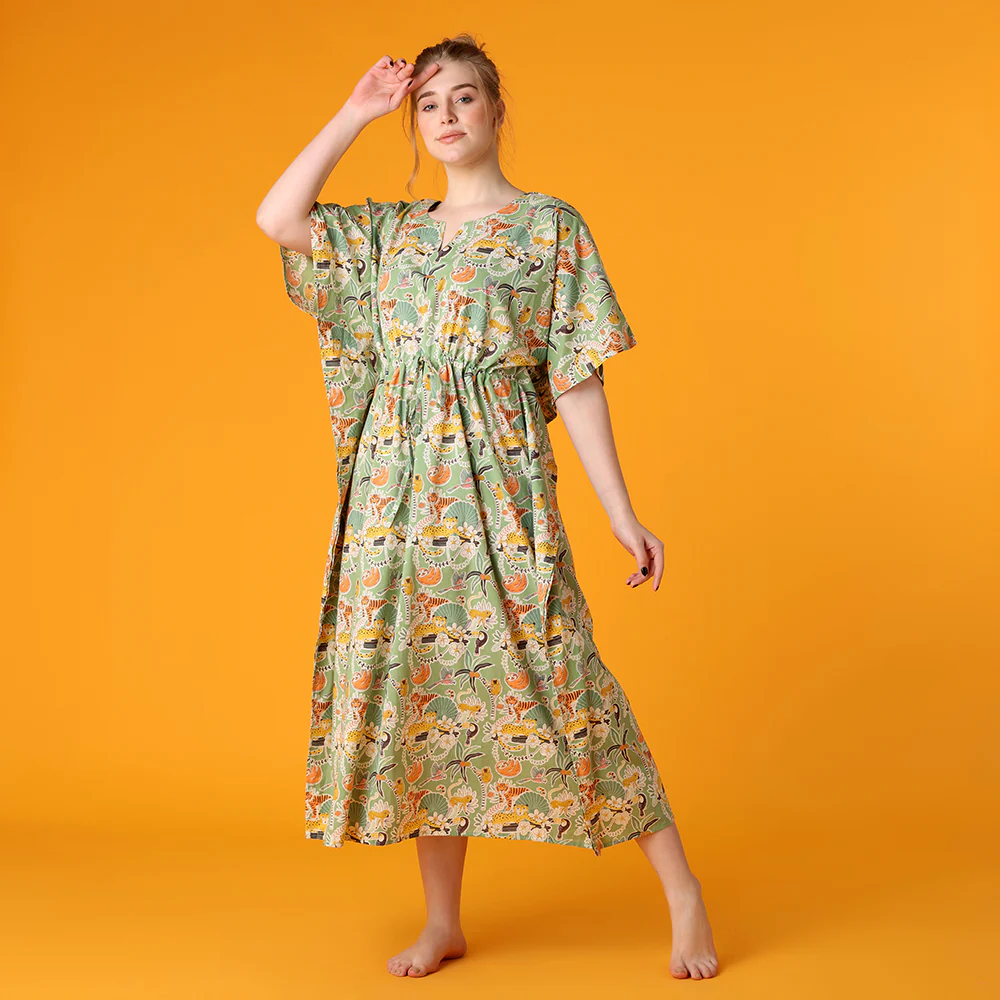 Tropical Jungle Kaftan - Image 4