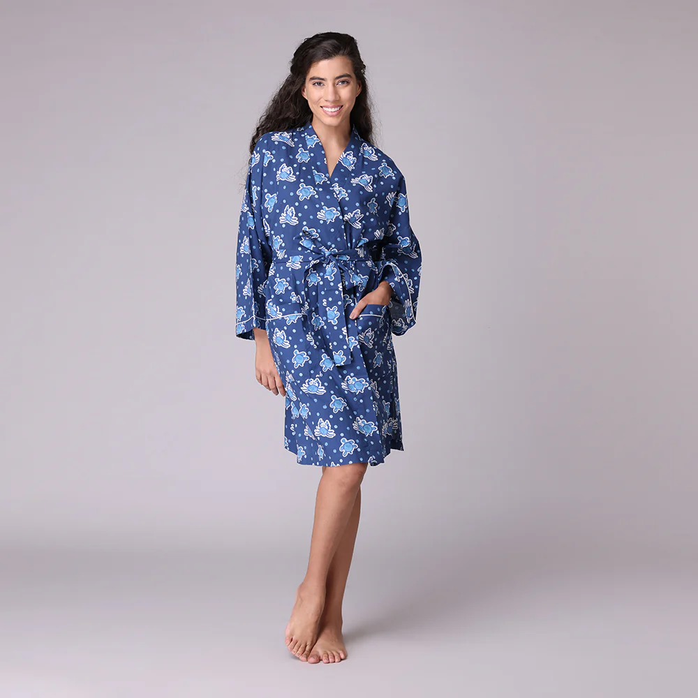 Turtle & Crab Short Robe - Image 3