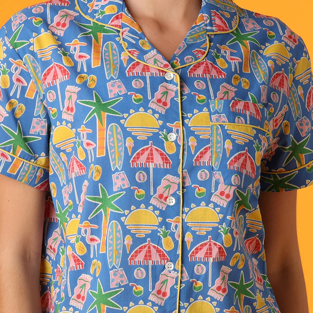 Vacay Shorts PJ Set - Image 2