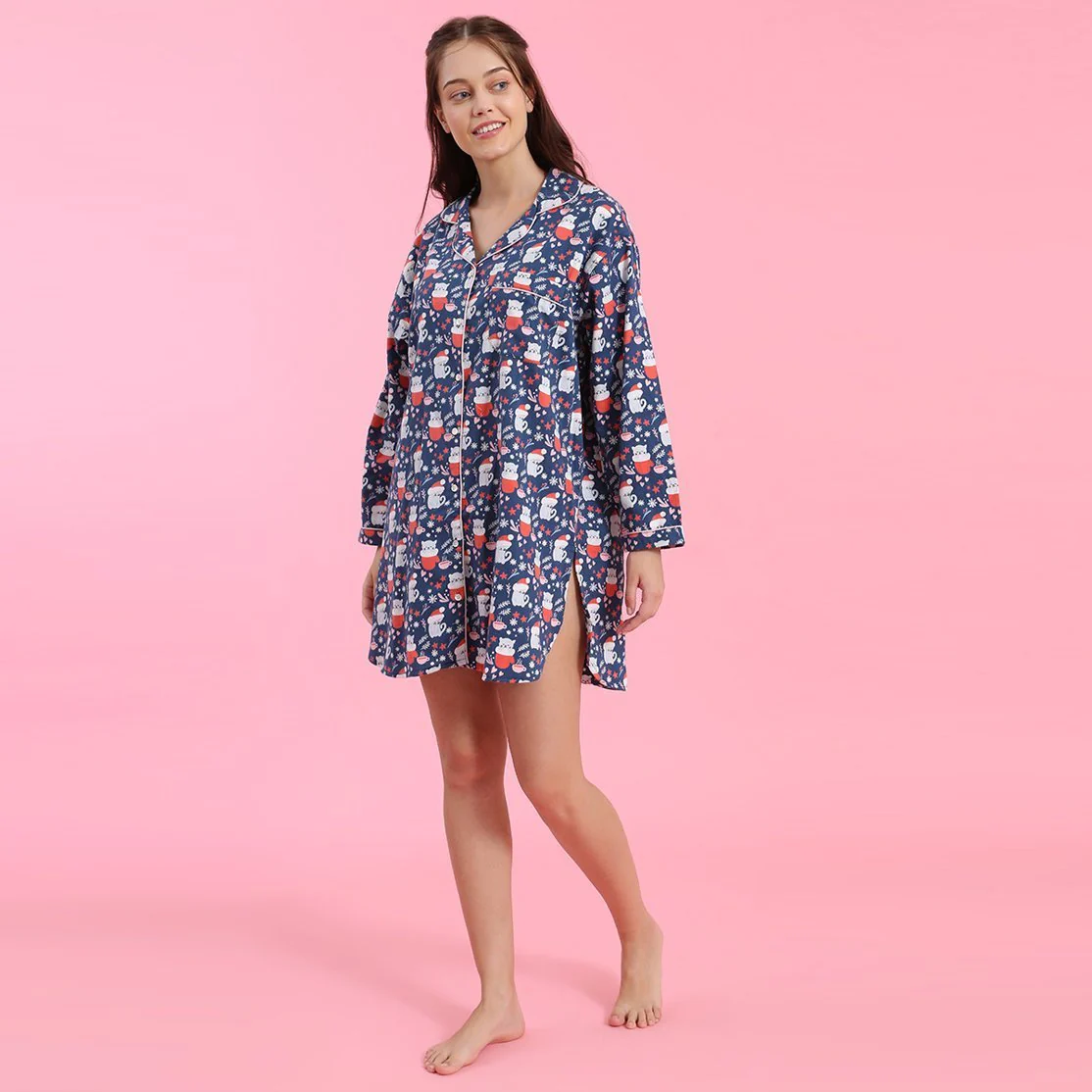 Winter Cats Nightshirt - Image 2